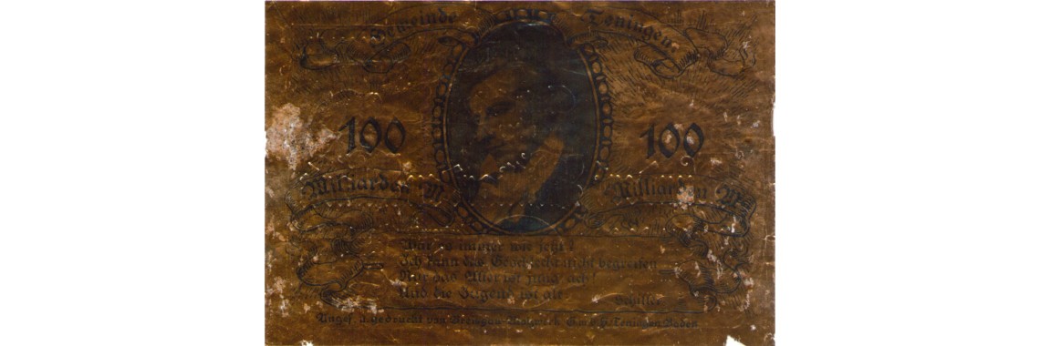 Wooden and Aluminum Foil Banknotes